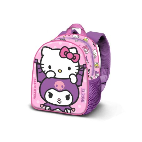 MOCHILA HELLO KITTY Y KUROMI 3D