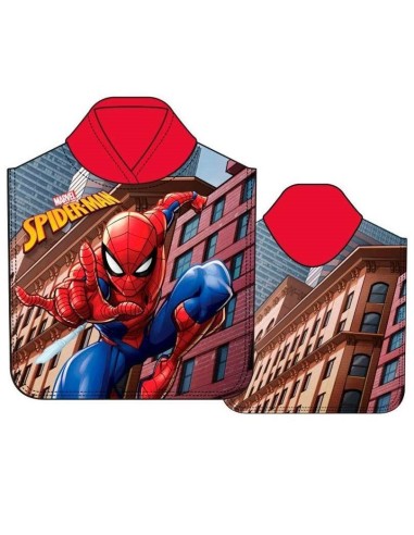 PONCHO SPIDERMAN MICROFIBRA