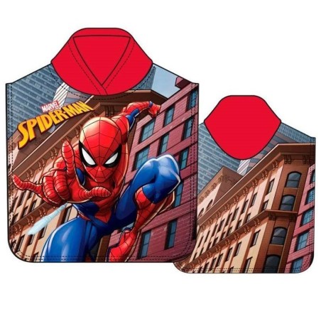 PONCHO SPIDERMAN MICROFIBRA