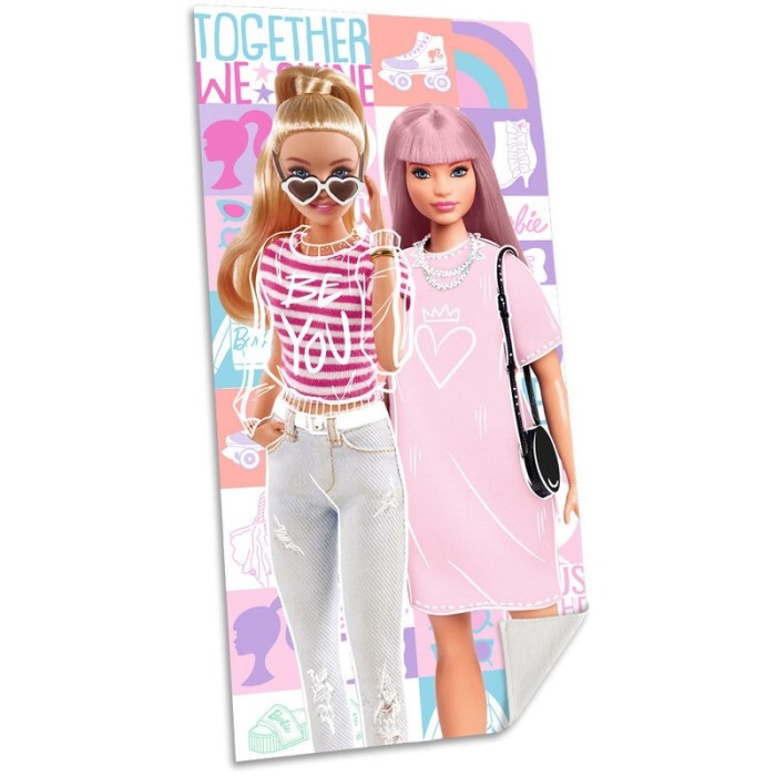 TOALLA BARBIE MICROFIBRA 140X70CM