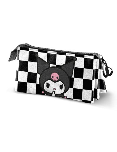 ESTUCHE PORTATODO KUROMI TRIPLE