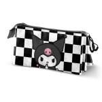 ESTUCHE PORTATODO KUROMI TRIPLE