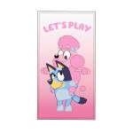 TOALLA DE PLAYA BLUEY ROSA