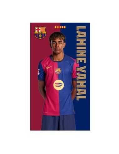 TOALLA FC BARCELONA LAMINE YAMAL MICROFIBRA