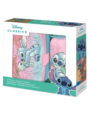 SET SANDWICHERA Y BOTELLA STITCH