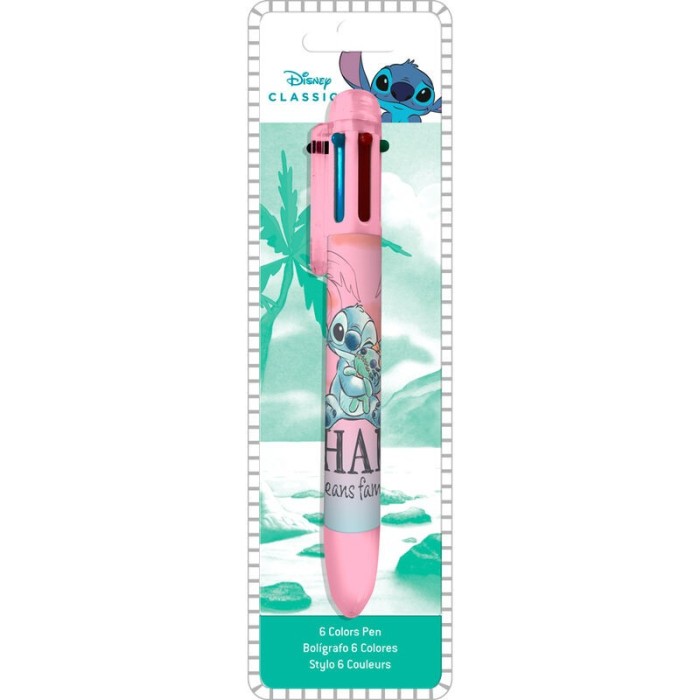BOLIGRAFO 6 COLORES STITCH