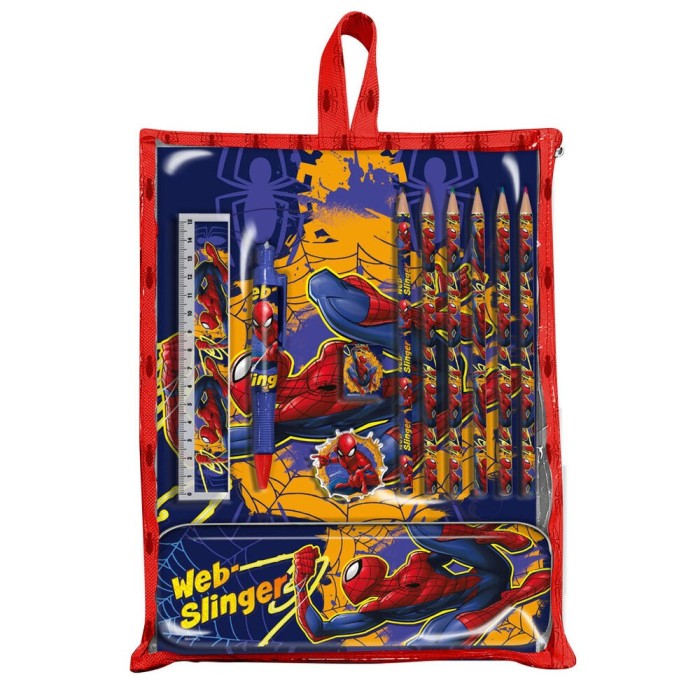 SET DE PAPELERIA SPIDERMAN