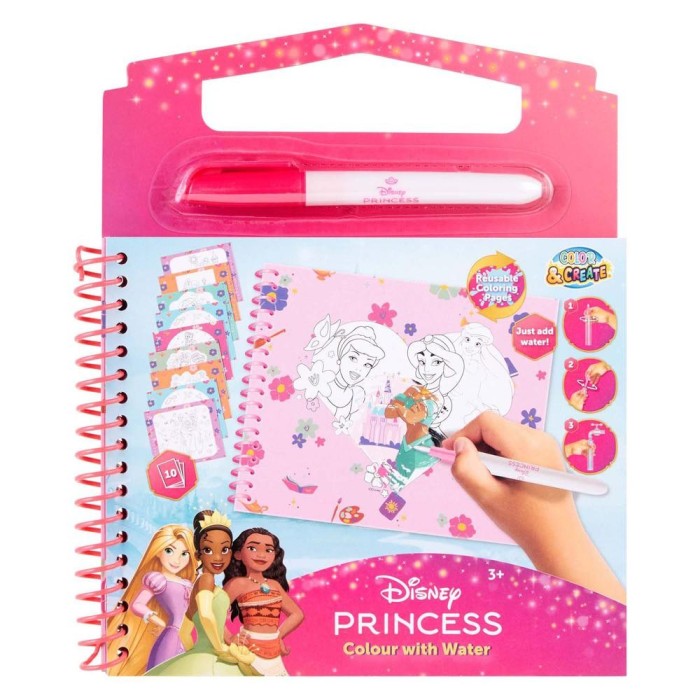 LIBRO MAGICO PINTA CON AGUA PRINCESAS