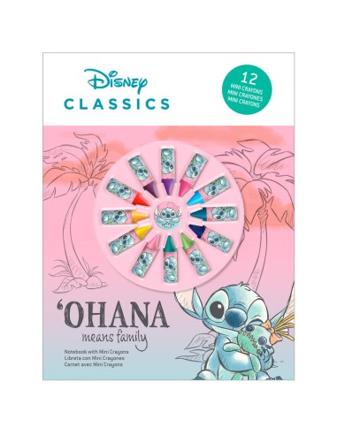 LIBRETA CON PINTURAS STITCH