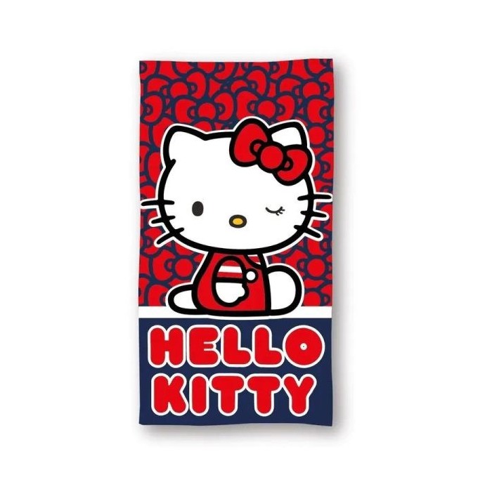 TOALLA PLAYA 70X140 HELLO KITTY