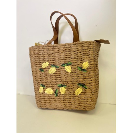 BANDOLERA RAFIA FRUTAS