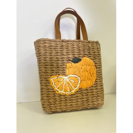 BANDOLERA RAFIA FRUTAS