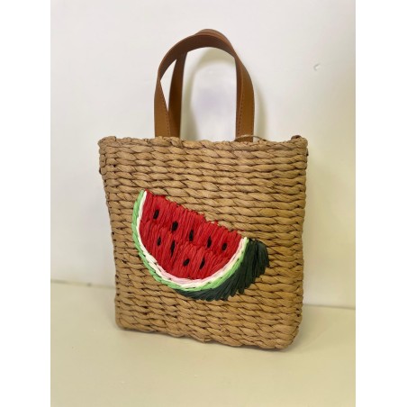 BANDOLERA RAFIA FRUTAS