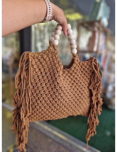 BOLSO CROCHET ASA MADERA