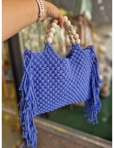 BOLSO CROCHET ASA MADERA