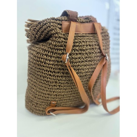 MOCHILA RAFIA LAIA