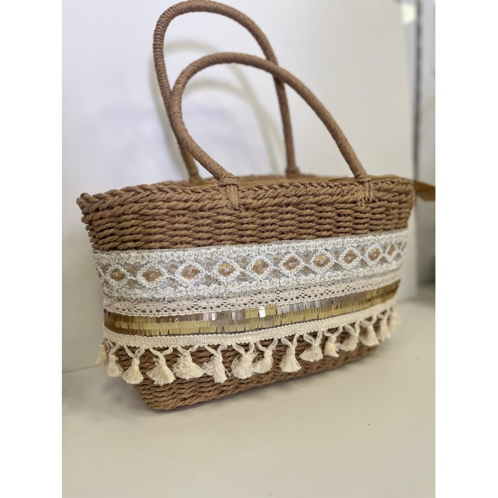 BOLSO RAFIA BRILLO