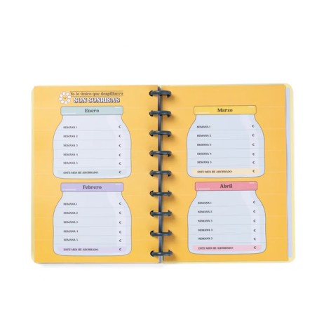 AGENDA WONDER 2025-26 SEMANAL - CON GANAS, SEGURO