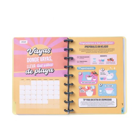 AGENDA WONDER 2025-26 SEMANAL - CON GANAS, SEGURO