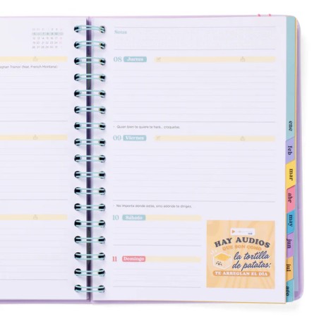 AGENDA WONDER 2025-26 SEMANAL - ALGO MÁGICO ME ESP