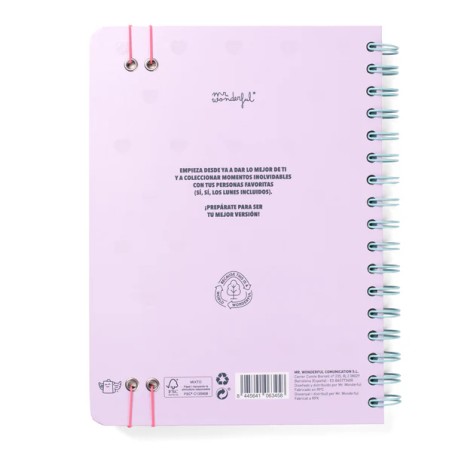 AGENDA WONDER 2025-26 SEMANAL - ALGO MÁGICO ME ESP