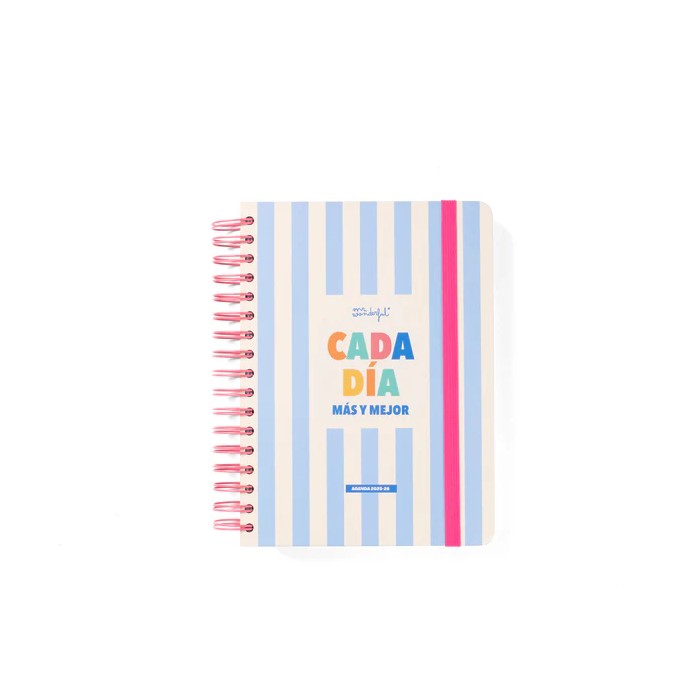 AGENDA WONDER 2025-26 DIARIA - CADA DÍA MÁS Y MEJO