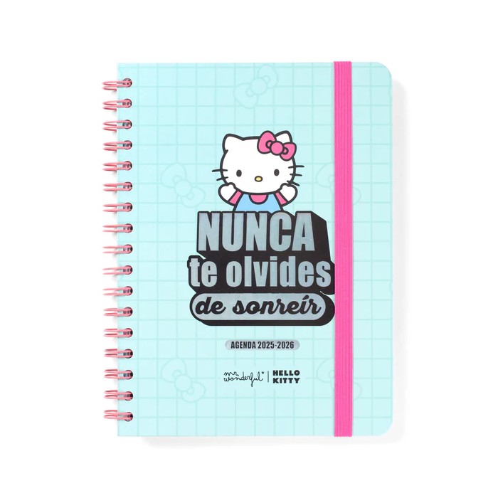 AGENDA 2025-26 HELLO KITTY - NUNCA TE OLVIDES DE S