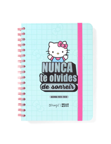 AGENDA 2025-26 HELLO KITTY - NUNCA TE OLVIDES DE S