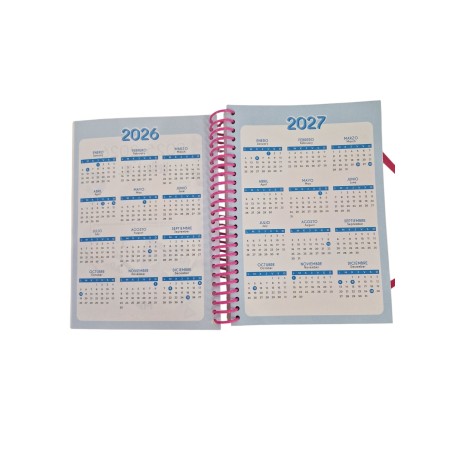 AGENDA DIARIA ESCOLAR 2025-26 FLORES