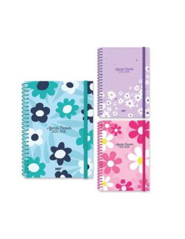 AGENDA DIARIA ESCOLAR 2025-26 FLORES