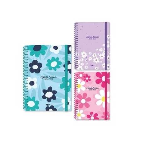 AGENDA DIARIA ESCOLAR 2025-26 FLORES