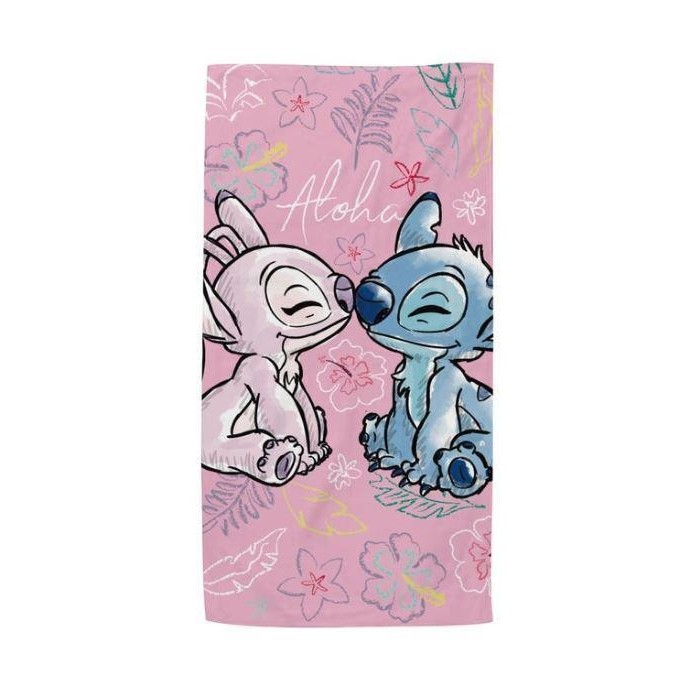 TOALLA MICROFIBRA 70X141 STITCH & ANGEL