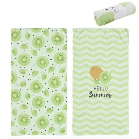 TOALLA PLAYA 90X170 MICROFIBRA KIWI