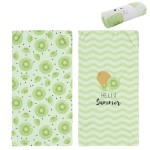 TOALLA PLAYA 90X170 MICROFIBRA KIWI