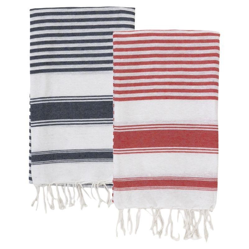 PAREO TOALLA RAYAS 90X170CM