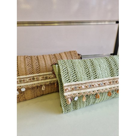 BANDOLERA RAFIA ABALORIOS