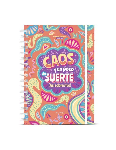 AGENDA ESCOLAR 25/26 - CAOS Y UN POCO DE SUERTE