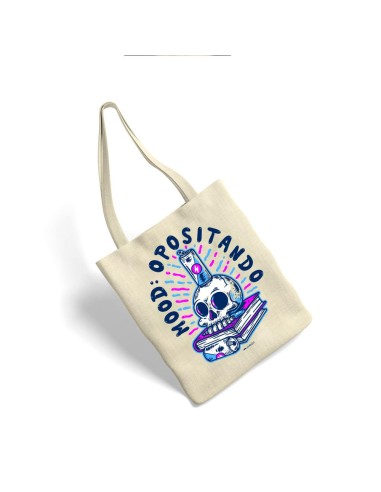 BOLSA DE TELA - MOOD  OPOSITANDO  BEIG 
