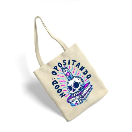 BOLSA DE TELA - MOOD  OPOSITANDO  BEIG 