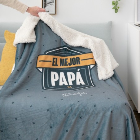 MANTA FUNDA PARA EL MEJOR PAPA
