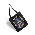 BOLSA DE TELA - MOOD  OPOSITANDO  NEGRA 