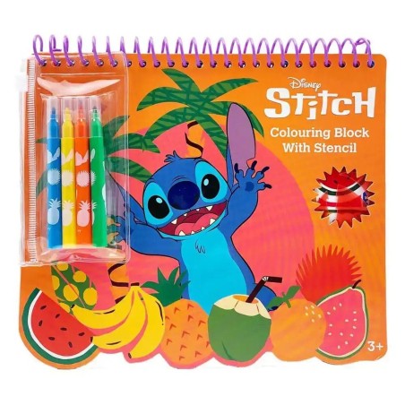 LIBRO DE COLOREAR   ROTULADORES STITCH