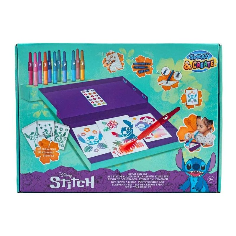 CAJA DE DIBUJO AERÓGRAFO STITCH CAJA DE DIBUJO AERÓGRAFO STITCH