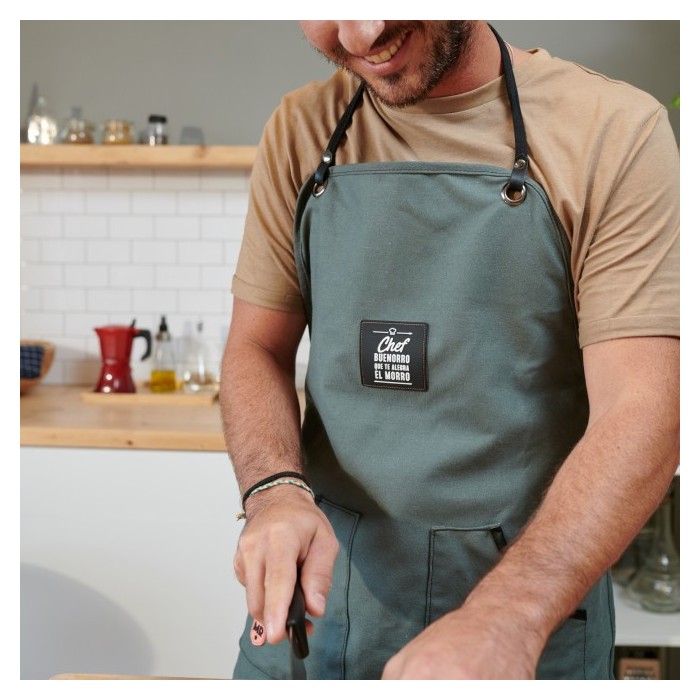 DELANTAL CHEF BUENORRO QUE TE ALEGRA 