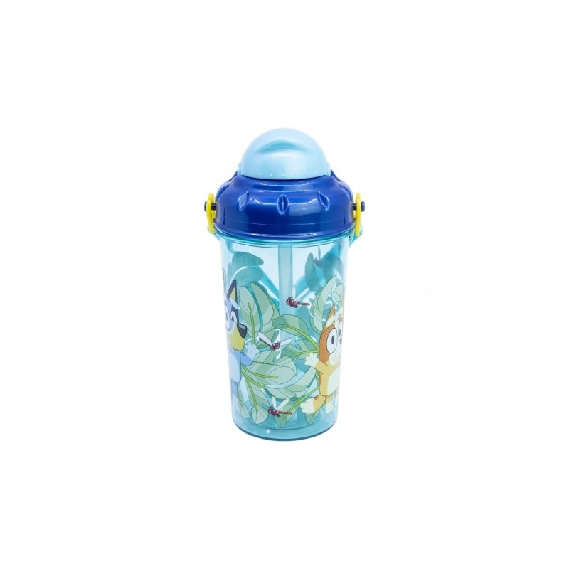 BOTELLA CON PAJITA BLUEY 465ML BOTELLA CON PAJITA BLUEY 465ML