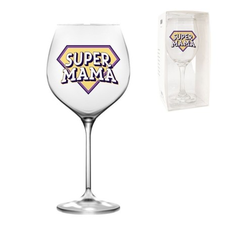 COPA DE VINO 415ML SUPER MAMA