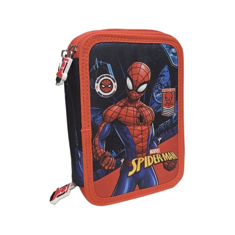 ESTUCHE TRIPLE COLOREAR SPIDERMAN ESTUCHE TRIPLE COLOREAR SPIDERMAN