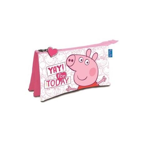 ESTUCHE TRIPLE PEPPA PIG