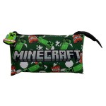 ESTUCHE TRIPLE MINECRAFT