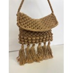 BANDOLERA MACRAMÉ FLECOS